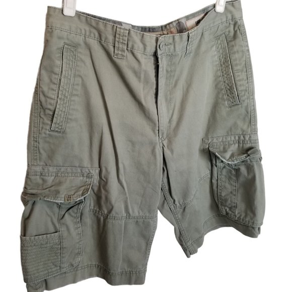 Levi's Strauss Signature Mens 34 Brown Cargo Short - Picture 2 of 5
